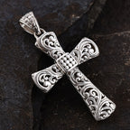 Royal Bali Kollektion - Kreuz Anhänger, 925 Silber, ca. 5,50g