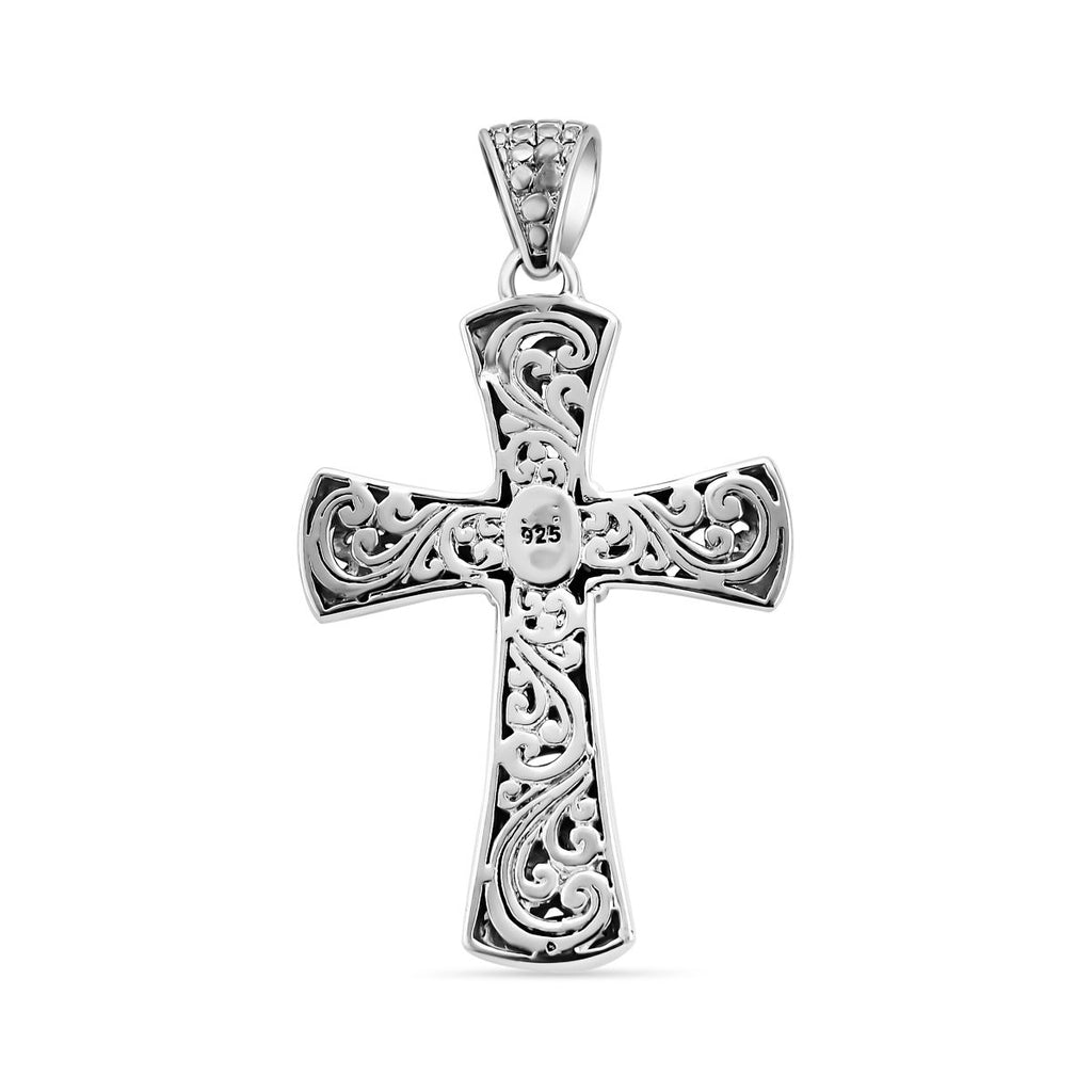 Royal Bali Kollektion - Kreuz Anhänger, 925 Silber, ca. 5,50g