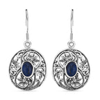 Royal Bali Kollektion - Kyanit Ohrringe 925 Silber ca. 2.08 ct
