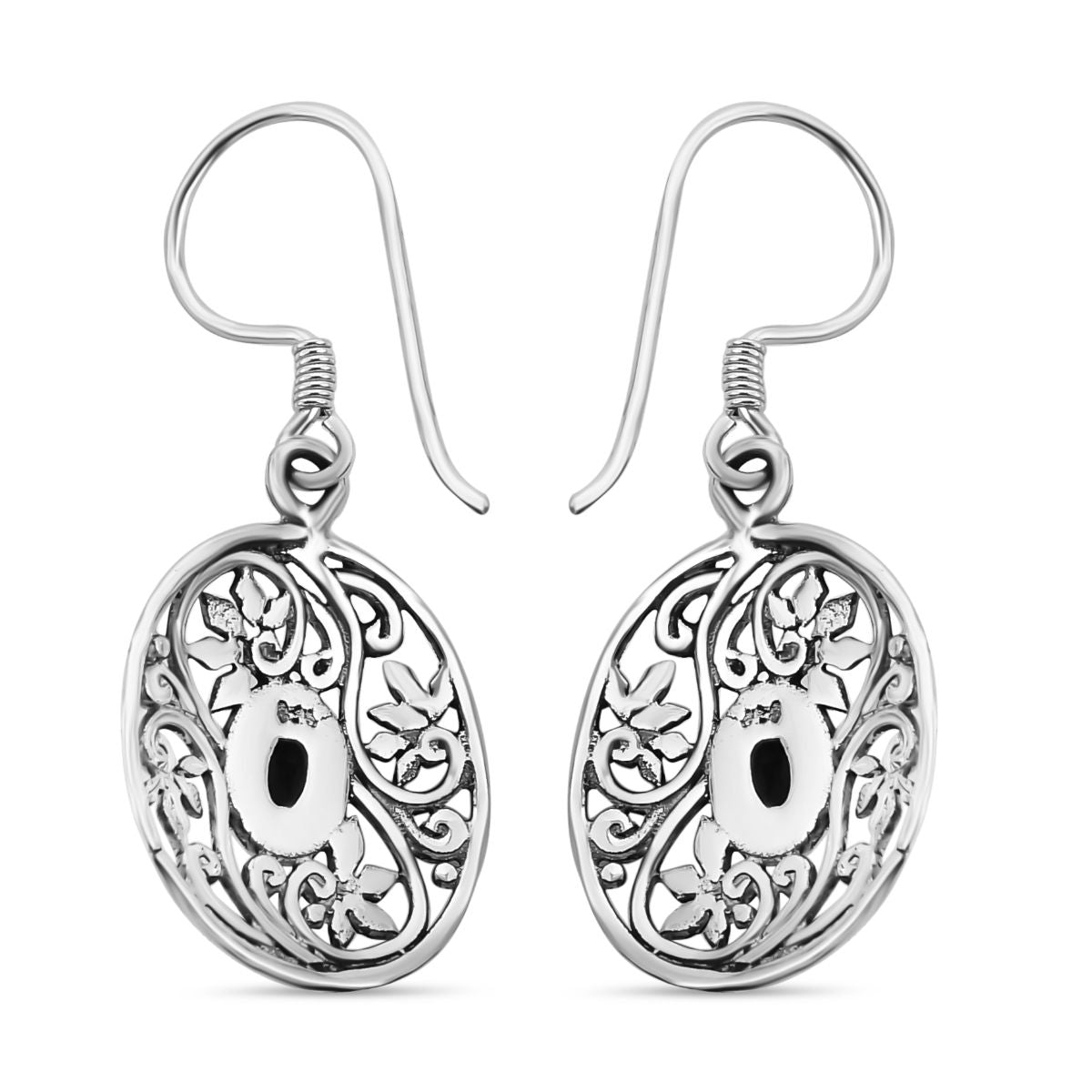 Royal Bali Kollektion - Kyanit Ohrringe 925 Silber ca. 2.08 ct