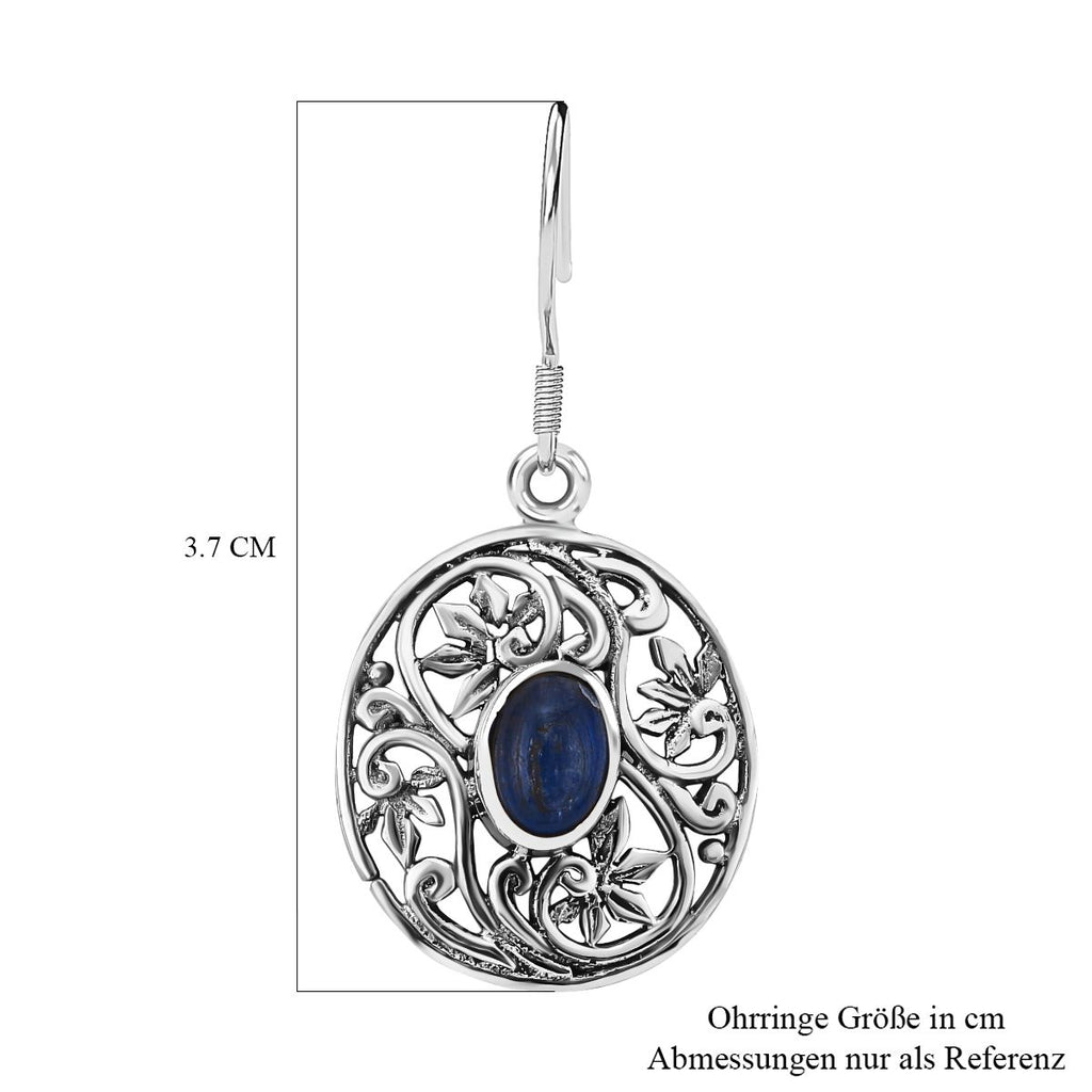 Royal Bali Kollektion - Kyanit Ohrringe 925 Silber ca. 2.08 ct