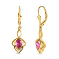 Ilakaka Rosa Saphir Ohrringe - 1,87 ct.