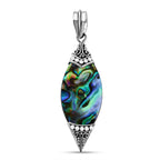 Royal Bali Kollektion - Abalone Muschel Anhänger 925 Silber