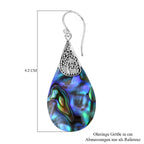 Royal Bali - Abalone Muschel Ohrringe 925 Silber