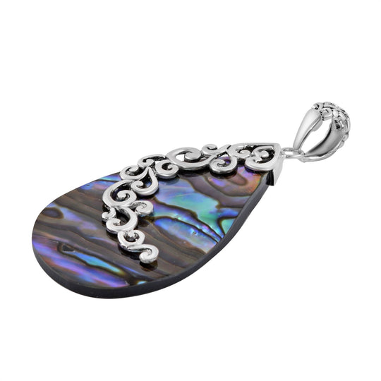 Royal Bali Kollektion - Abalone Muschel Anhänger 925 Silber