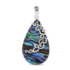 Royal Bali Kollektion - Abalone Muschel Anhänger 925 Silber
