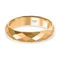 925 Silber Gelbgold Vermeil Ring, (Größe 16.00), ca. 2,84g