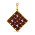 Natürlicher Mosambik Granat und Zirkon-Anhänger - 5,85 ct.