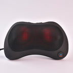 Shiatsu Massagekissen für Nacken und Rücken mit Heizfunktion, Schwarz