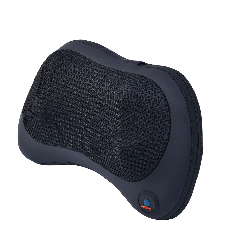 Shiatsu Massagekissen für Nacken und Rücken mit Heizfunktion, Schwarz