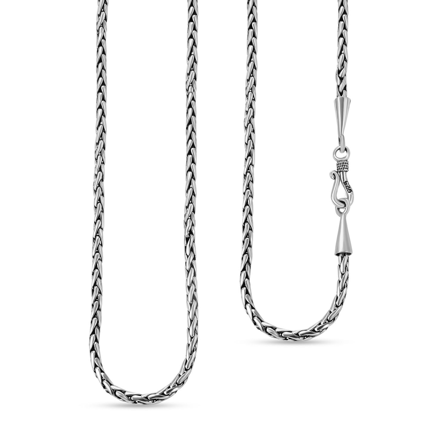 Royal Bali Kollektion - Padian Halskette, ca. 50 cm, 925 Silber ca. 16,29g