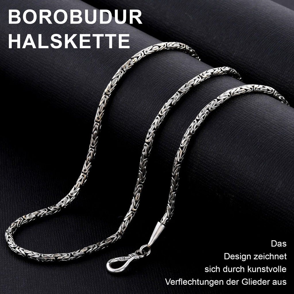 Royal Bali - Borobudur, 925 Silber Halskette ca. 60 cm ca. 25,67g
