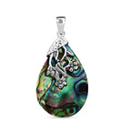 Royal Bali Kollektion - Abalone Muschel Anhänger 925 Silber