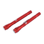 2er Set - Flexible LED Taschenlampen aus Aluminium mit Magnet, 17x2.2cm, Rot