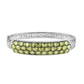 Natürlicher Peridot Armreif, 19 cm - 15,32 ct.
