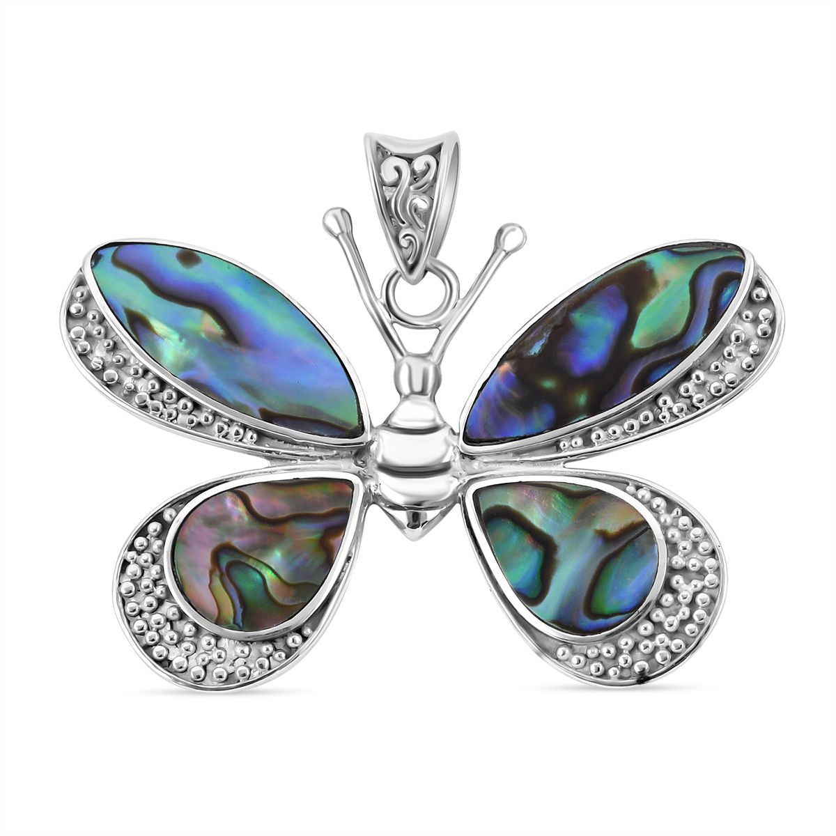 Royal Bali -  Abalone Muschel Anhänger 925 Silber