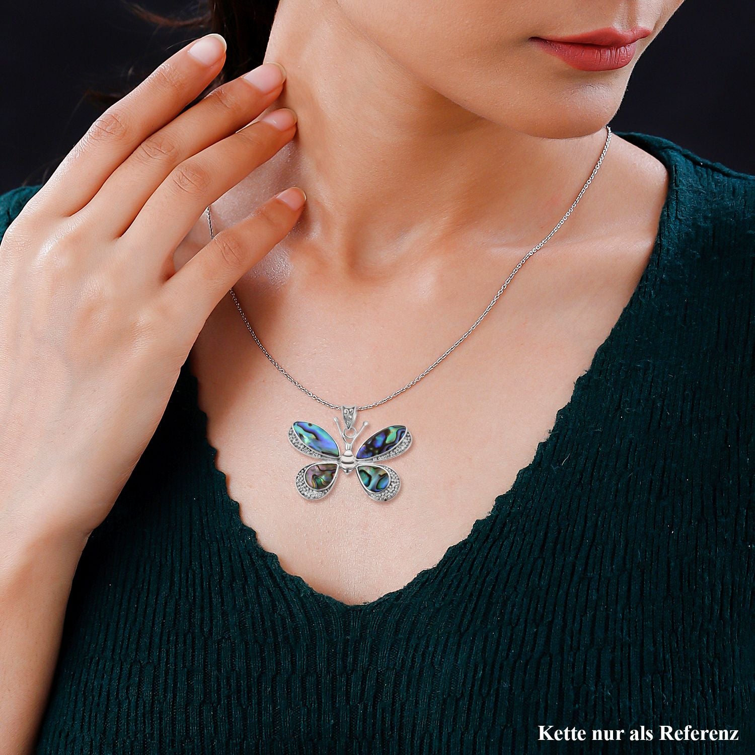 Royal Bali -  Abalone Muschel Anhänger 925 Silber