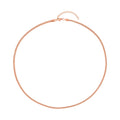 Spigakette, ca. 50 cm, Edelstahl IP Rosa Plattierung ca. 9,00g
