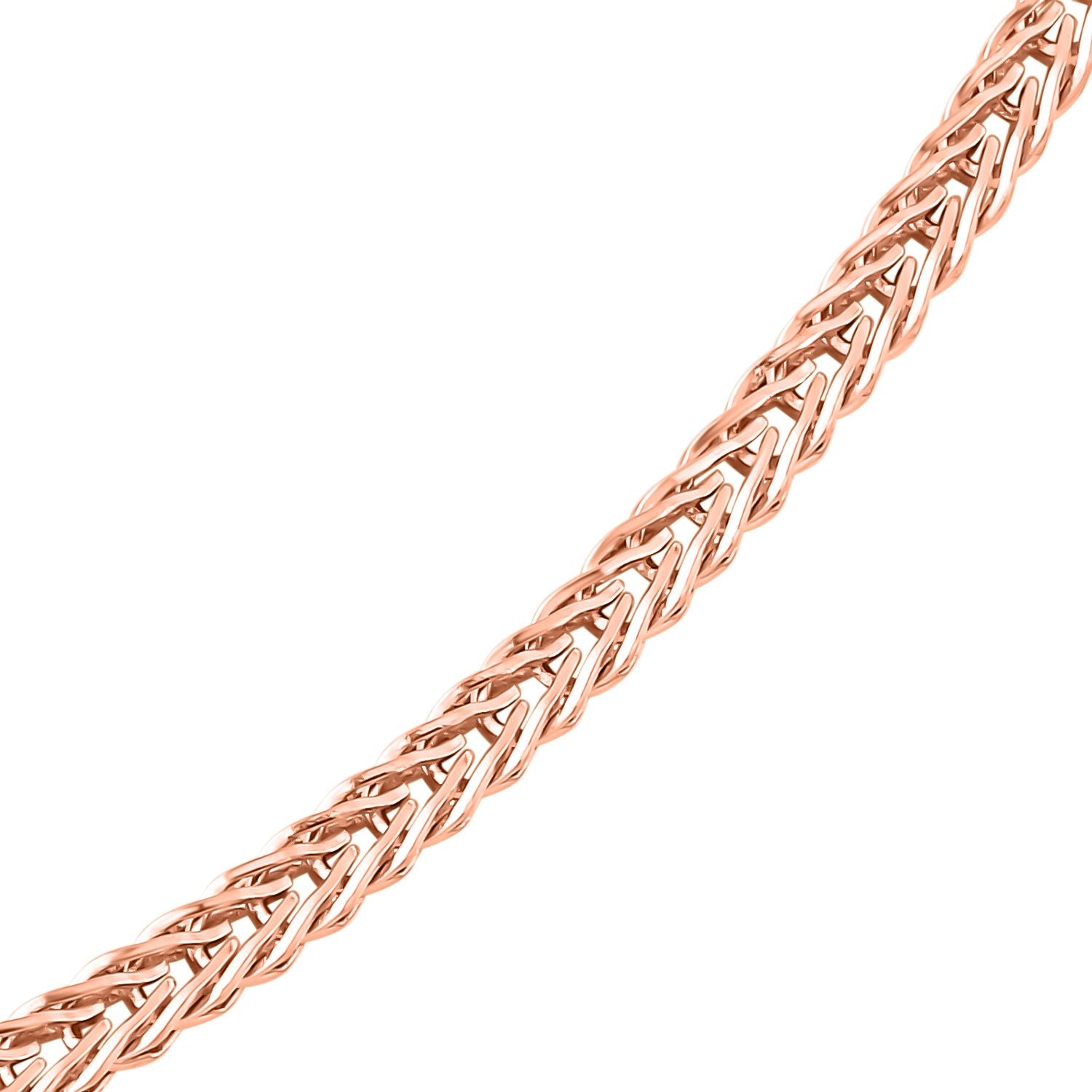 Spigakette, ca. 50 cm, Edelstahl IP Rosa Plattierung ca. 9,00g