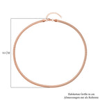Schlangen Halskette, ca. 50 cm, Edelstahl, ca. 15,00g, roséfarben