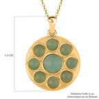 Roter Achat Halskette, ca. 50 cm Edelstahl ca., goldfarben 5.00 ct