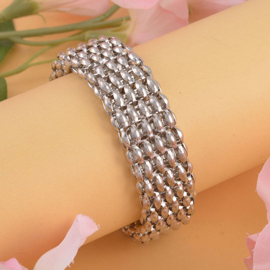 Reiner Edelstahl IP-Gelbbeschichtung Armband ca. 19 cm + 3.5 cm Extender, ca. 20,50g