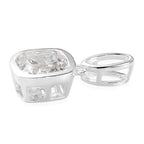 LUSTRO STELLA - weißer Zirkonia-Anhänger, 925 Silber ca. 4,64 ct