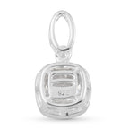LUSTRO STELLA - weißer Zirkonia-Anhänger, 925 Silber ca. 4,64 ct