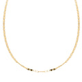 Italienische Valentino-Kette, 925 Silber vergoldet, ca. 50 cm