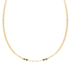 Italienische Valentino-Kette, 925 Silber vergoldet, ca. 50 cm
