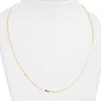Italienische Valentino-Kette, 925 Silber vergoldet, ca. 50 cm