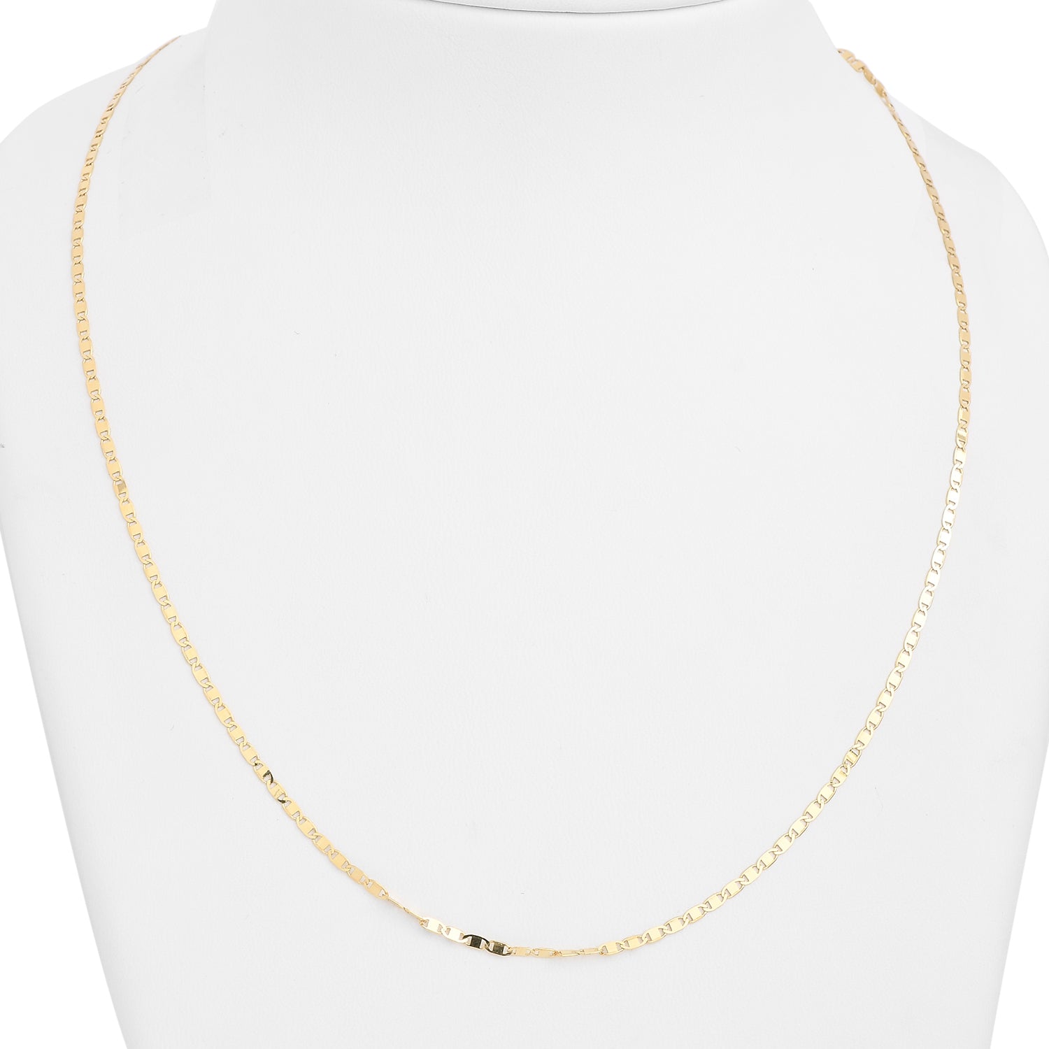 Italienische Valentino-Kette, 925 Silber vergoldet, ca. 50 cm