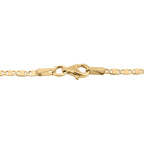 Italienische Valentino-Kette, 925 Silber vergoldet, ca. 50 cm