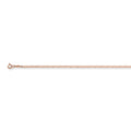Italienische Sonnenschliff Kette ca. 50 cm 925 Silber rosévergoldet