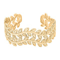 Flexibles Armreif, ca. 16.5-19.0 cm, goldfarben