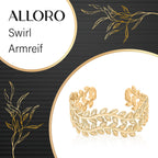 Flexibles Armreif, ca. 16.5-19.0 cm, goldfarben