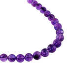 AAA Afrikanischer Amethyst Halskette (11-15 mm) ca. 50 cm 925 Silber rhodiniert ca. 466.50 ct