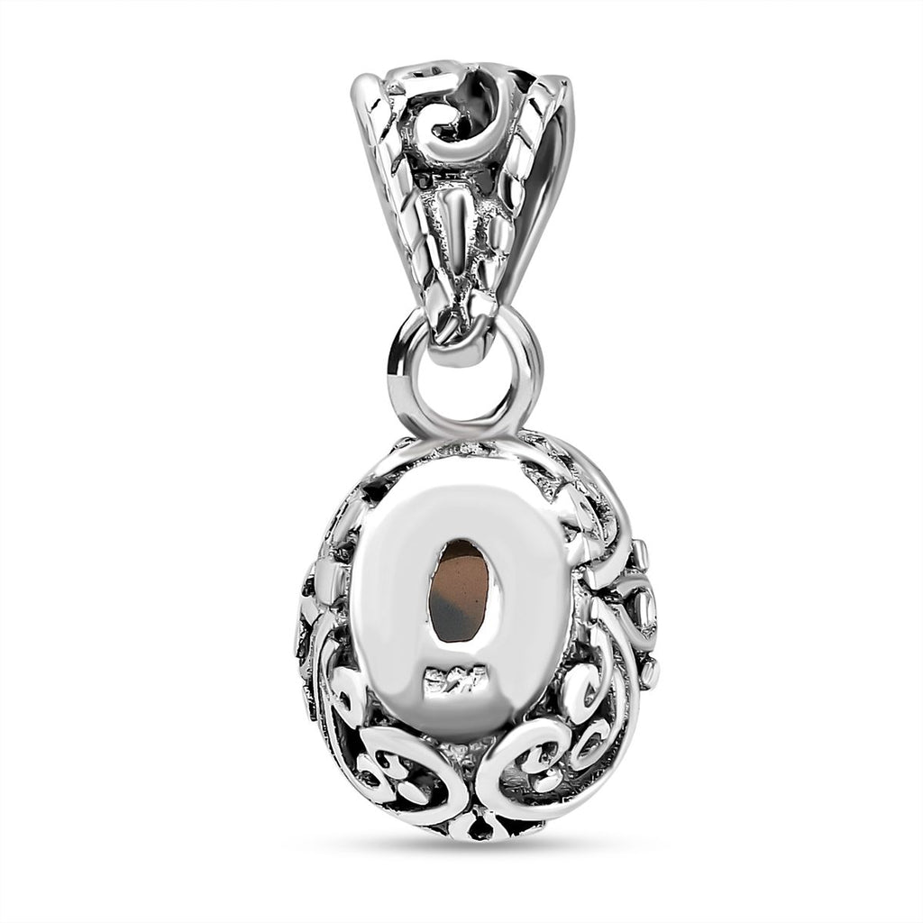 Royal Bali Kollektion - Natürlicher, äthiopischer Welo Opal Anhänger 925 Silber ca. 0.82 ct