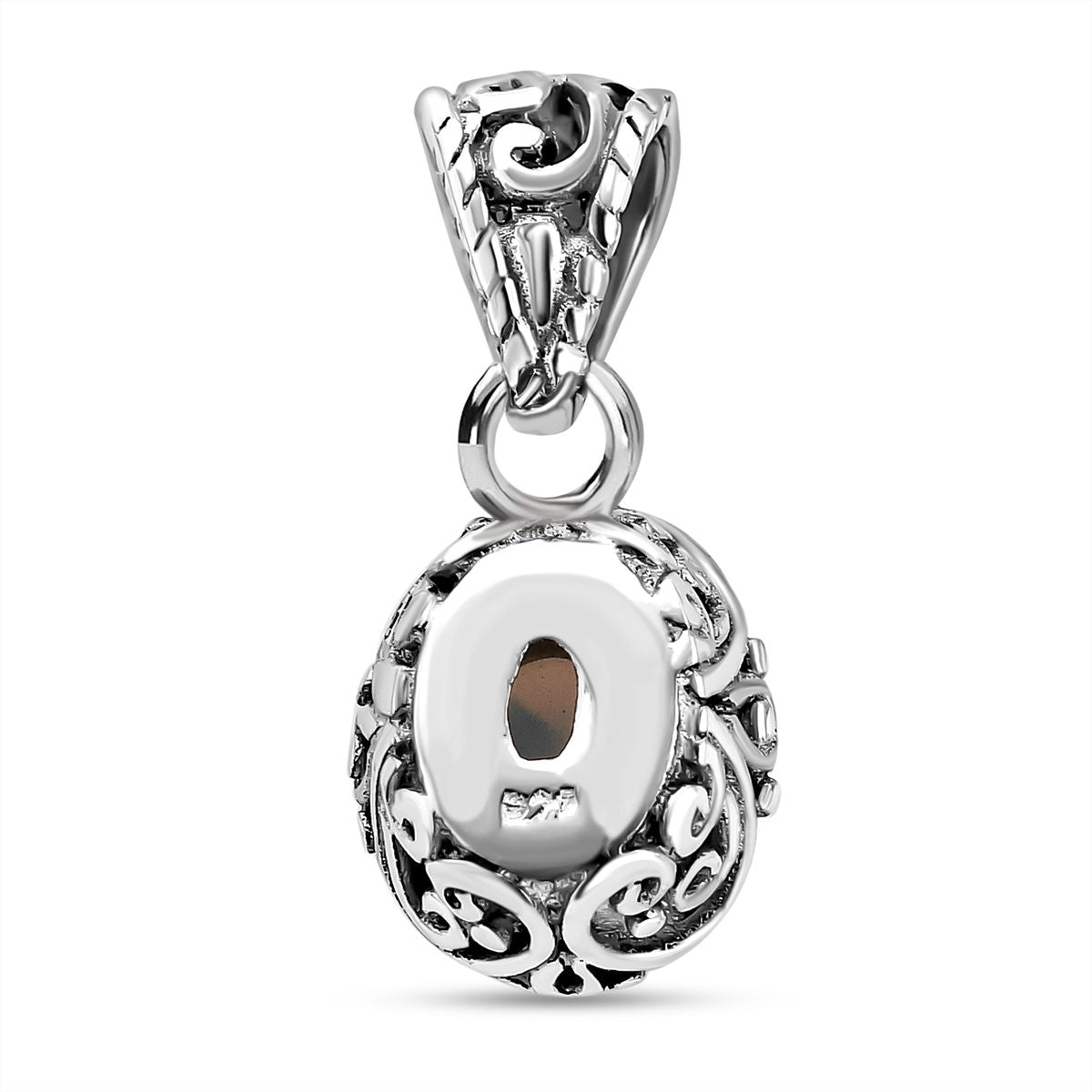 Royal Bali Kollektion - Natürlicher, äthiopischer Welo Opal Anhänger 925 Silber ca. 0.82 ct