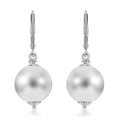 Hochglanz Design Ohrringe, 925 Silber