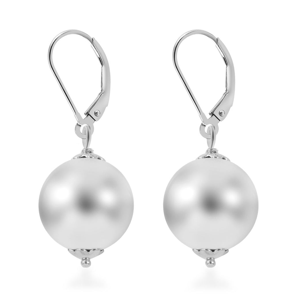 Hochglanz Design Ohrringe, 925 Silber