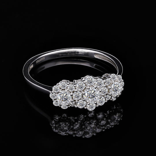 LUXURIANT DIAMOND - Lab grown Diamant-Ring, IGI zertifiziert SI-GH, 585 Gold (Größe 17.00) ca. 0.99 ct