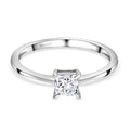 Lab grown Diamant-Ring, IGI zertifiziert VS E-F, Ring, 585 Weißgold, (Größe 18.00) ca. 0.50 ct