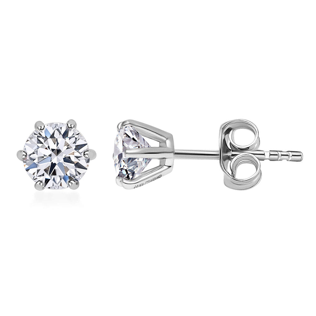 Lab-grown Diamant SI Ohrringe, 585 Gold ca. 1.00 ct