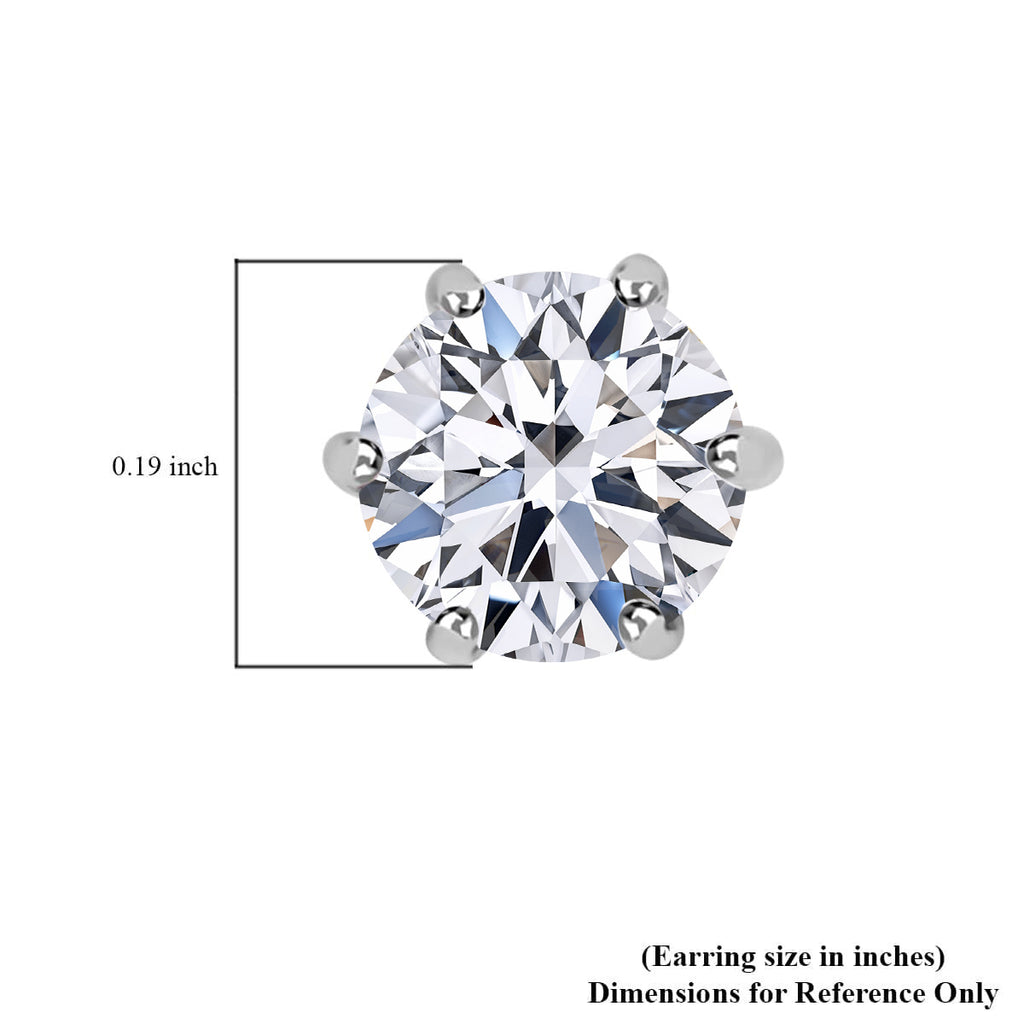 Lab-grown Diamant SI Ohrringe, 585 Gold ca. 1.00 ct