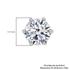 Lab-grown Diamant SI Ohrringe, 585 Gold ca. 1.00 ct