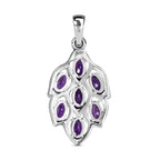 Afrikanischer Amethyst Anhänger, 925 Silber ca. 1.46 ct