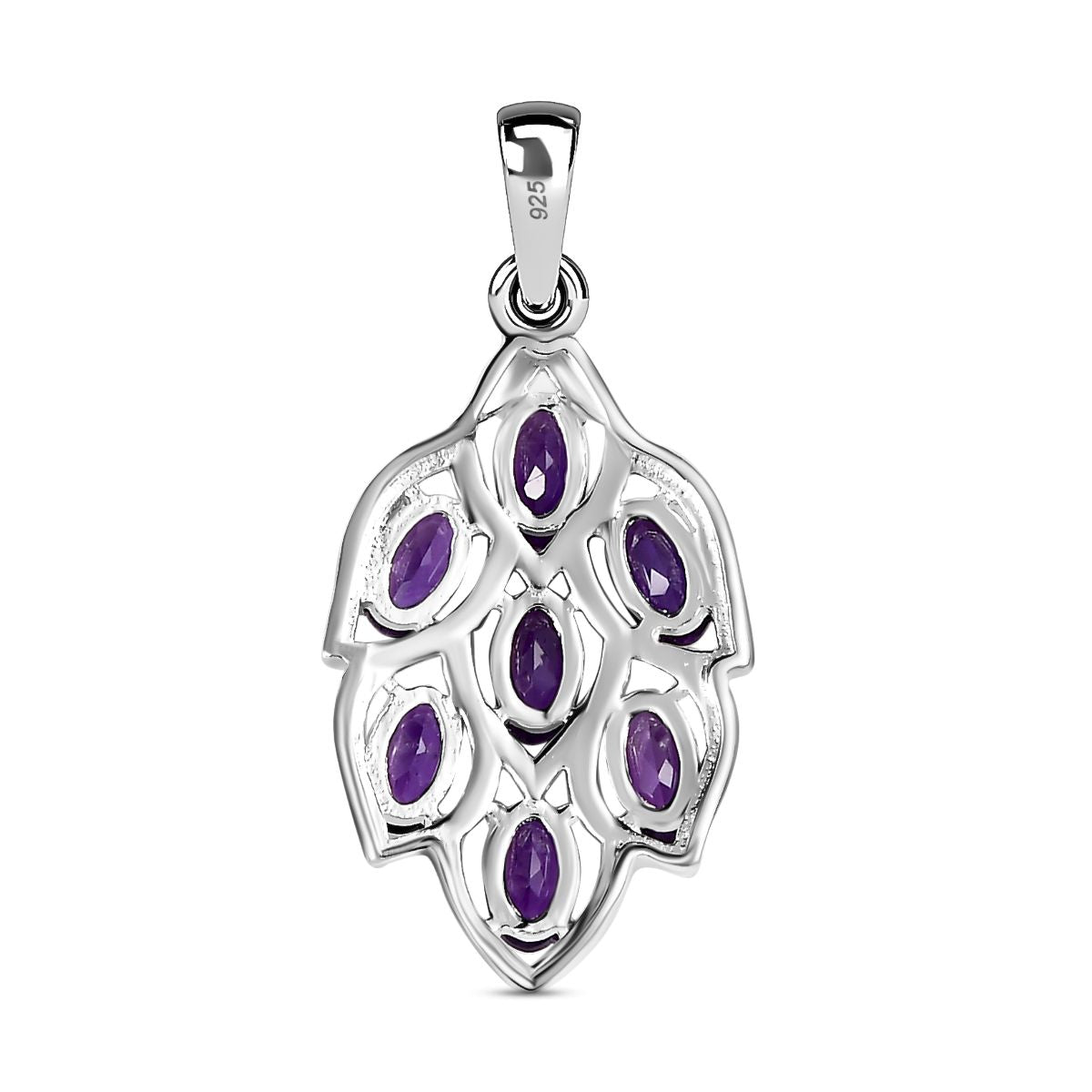Afrikanischer Amethyst Anhänger, 925 Silber ca. 1.46 ct