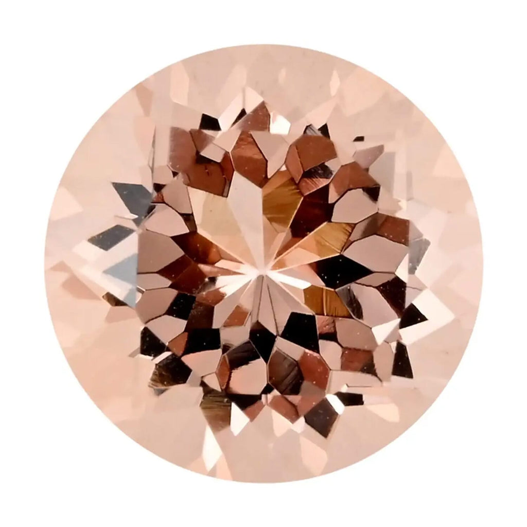 Morganite Round 10 Faceted Cut 4A 3.00 Ct