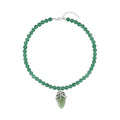 Grüner Aventurin Halskette ca. 45 cm, ca. 206.00 ct